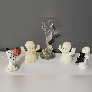 Vintage Charming Ghost Figurine Set (5)